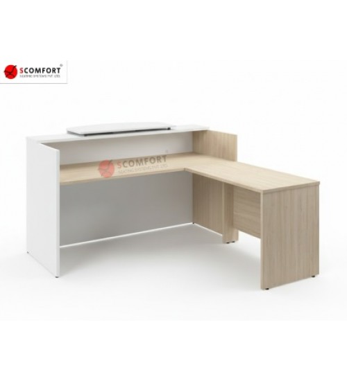Scomfort SC-RT7 Contemporary Reception Desk with L Shape Design